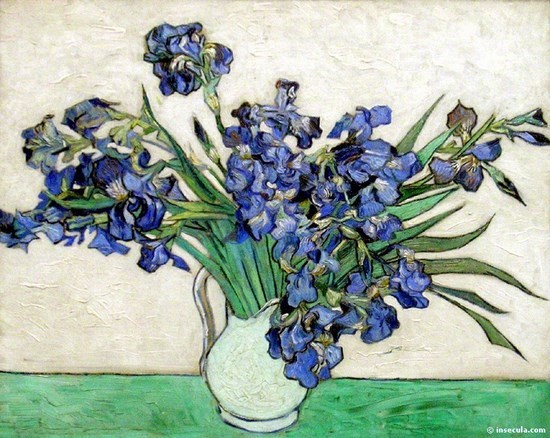 Iris dans un vase - Vincent Van Gogh