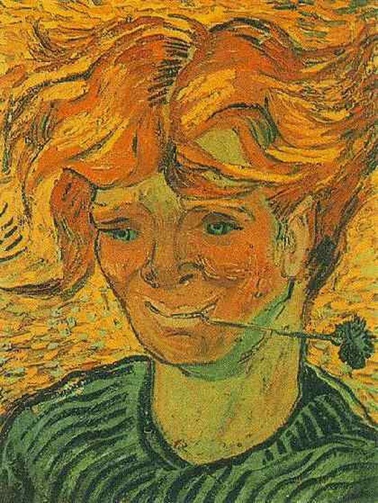 Jeune homme au bleuet - Vincent Van Gogh