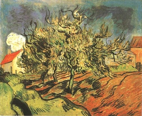 Paysage avec trois arbres - Vincent Van Gogh