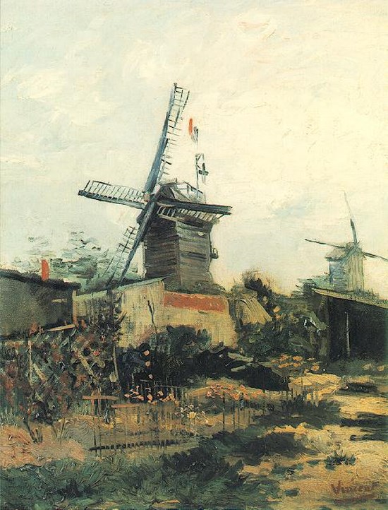 Le moulin de Blute-Fin - Vincent Van Gogh