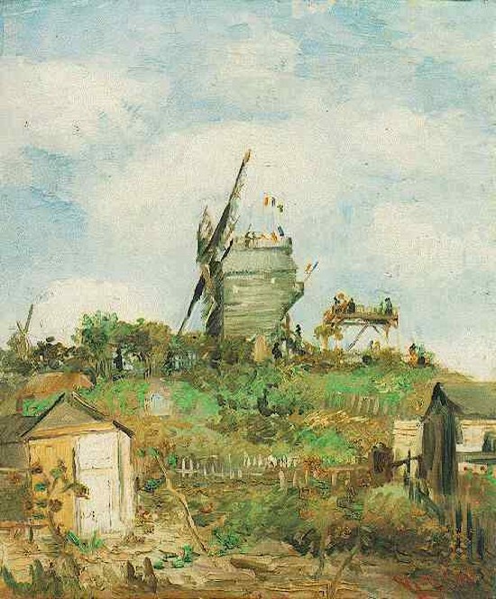 Le moulin de la Galette 3 - Vincent Van Gogh