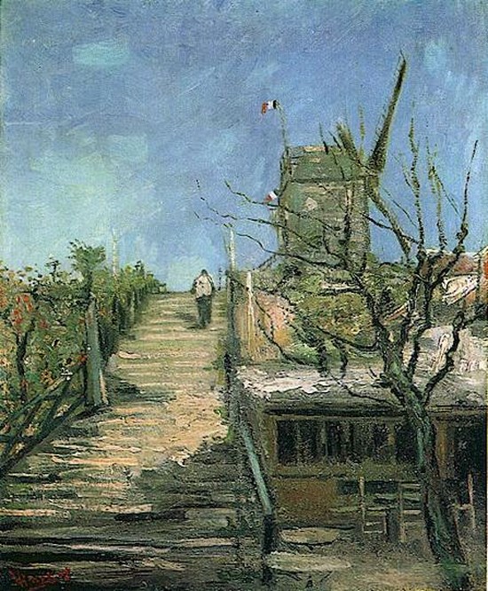 Moulin à vent à Montmartre - Vincent Van Gogh
