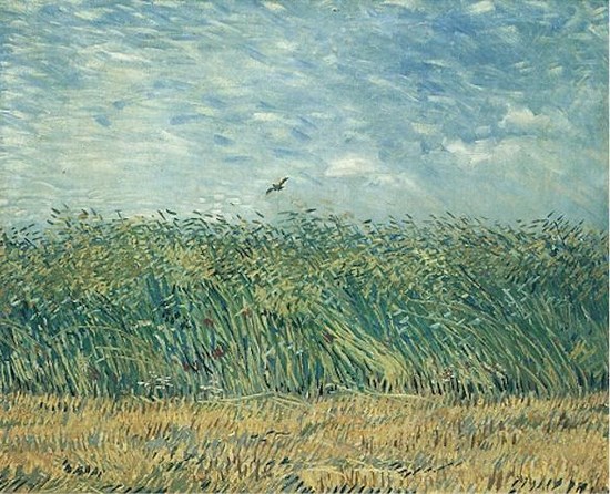 Champ de blé et alouette - Vincent Van Gogh