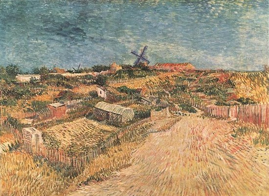 Jardins potager à Montmartre - Vincent Van Gogh