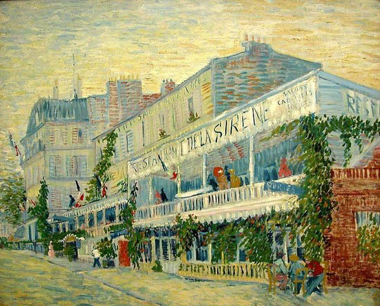Le restaurant de la sirène à Asnières - Vincent Van Gogh