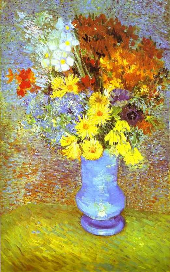 Vase avec des anémones - Vincent Van Gogh