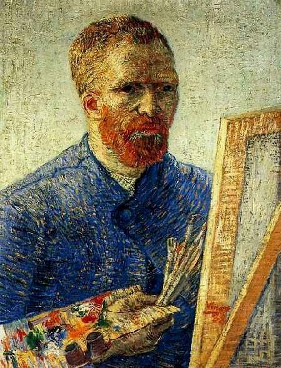 Autoportrait devant la palette - Vincent Van Gogh