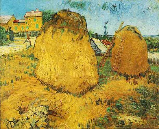 Bottes de paille en Provence - Vincent Van Gogh