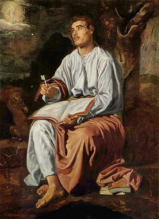 Saint Jean à Patmos - Diego Vélasquez