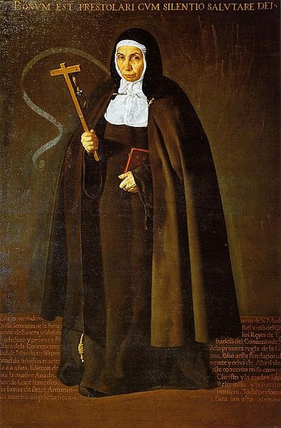 La vénérable mère Jeronima de la fuente - Diego Vélasquez