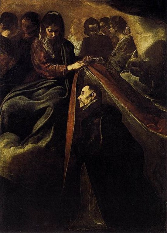 Imposition de la chasuble à Saint Ildefonse - Diego Vélasquez