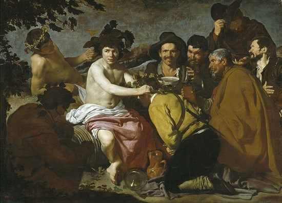 Le triomphe de Bacchus - Diego Vélasquez
