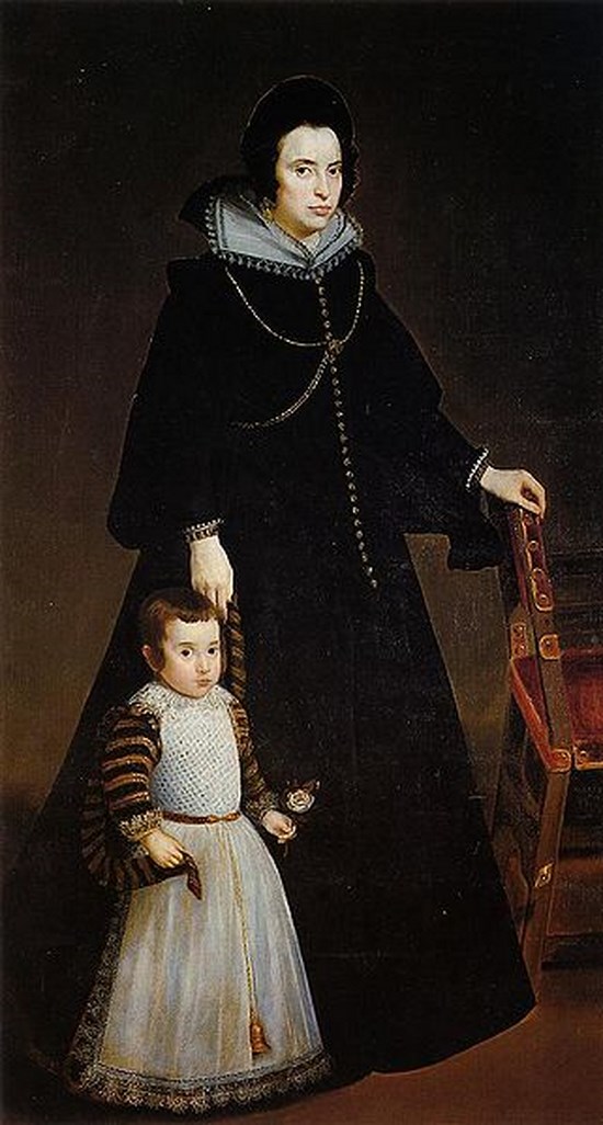 Dona Antonia de Ipenarrieta y Galdos et son fils Don Luis - Diego Vélasquez