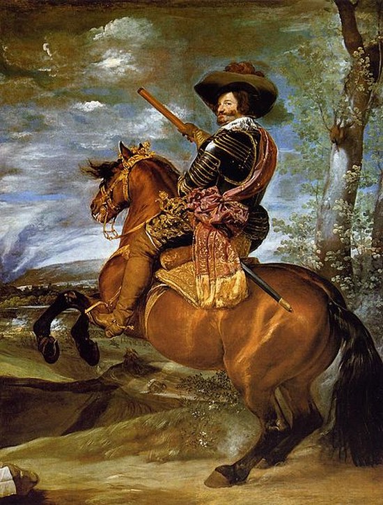 Gaspar de Guzman, comte-duc d'Olivares, à cheval - Diego Vélasquez