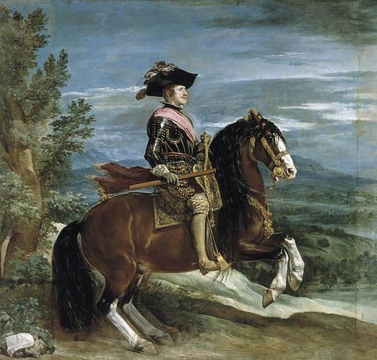 Philippe IV à cheval - Diego Vélasquez