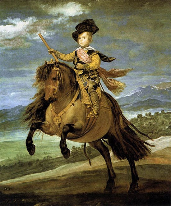 Le prince Baltasar Carlos à cheval - Diego Vélasquez