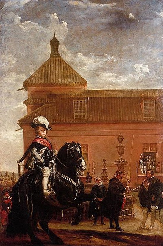 La leçon d'équitation du prince Baltasar Carlos - Diego Vélasquez