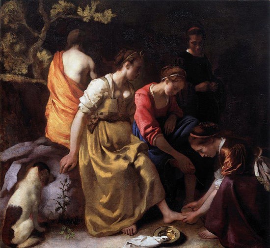 Diane et ses compagnes - Johannes Vermeer