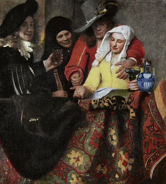 L'entremetteuse - Johannes Vermeer