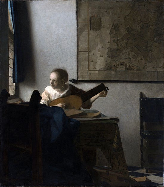 La femme au luth - Johannes Vermeer
