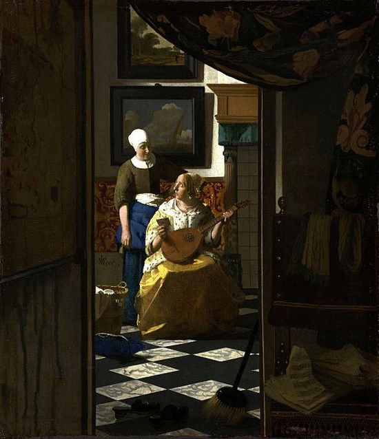 La lettre d'amour - Johannes Vermeer