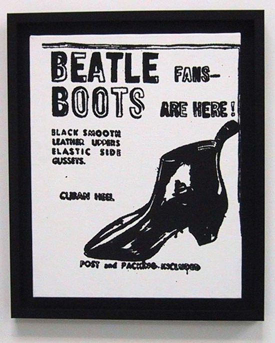 Beatle boots - Andy Warhol