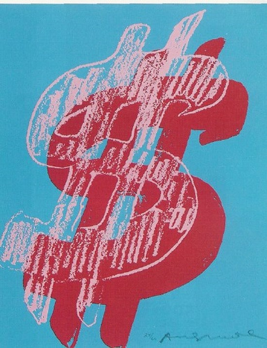 Dollar sign 1 - Andy Warhol