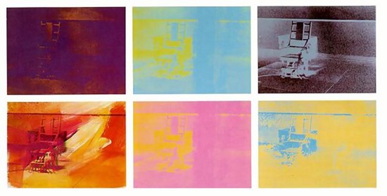 Electric chairs series - Andy Warhol