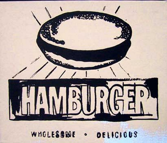 Hamburger (beige) - Andy Warhol